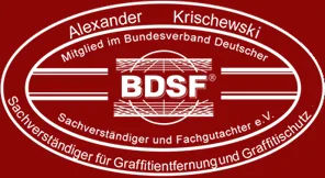 Sachverständiger für Graffitientfernung und Graffitischutz